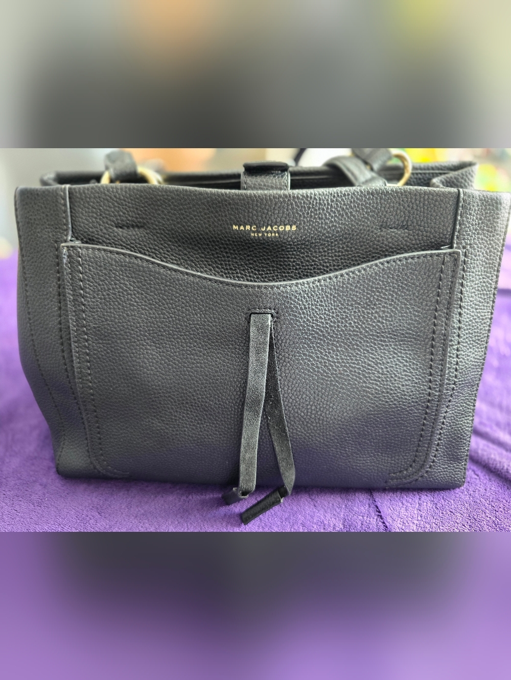 Marc Jacobs Maverick leather tote bag with Tassel Detail